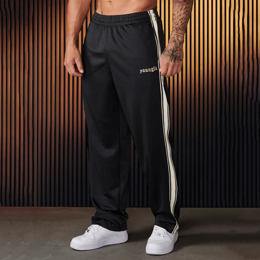 Men's Sweatpants Embroidery New Autumn Winter Joggers Gym Running