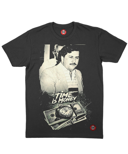 MEN'S T-Shirt design Pablo Escobar el Padron Time is money
